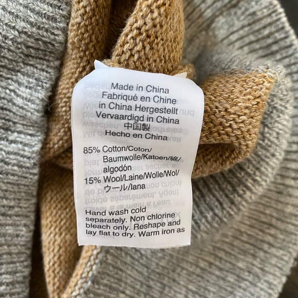 J. Crew Cotton-Wool Colorblock Crewneck Sweater - Picture 4 of 5